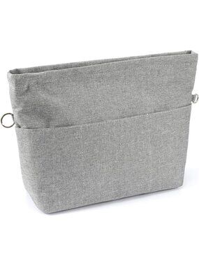 Premium Handbag Organizer Insert with Zipper for Tote & Purse - Stylish